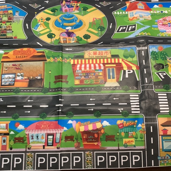 Kids City Road Playing Matt - Picture 2 of 5